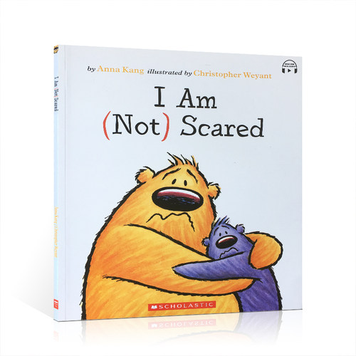 带音频英文原版I Am (Not) Scared 我（不）害怕学乐You Are Not Small系列儿童情绪管理启蒙故事书绘本心灵成长 正视害怕焦虑