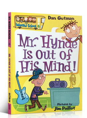 英文原版疯狂学校系列My Weird School #6: Mr. Hynde Is Out of His Mind!6-10岁中小学生课外阅读学习英语桥梁章节书