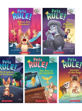 英文原版进口 宠物当家5册Pets Rule学乐大树系列 宠物大战 奇幻冒险儿童进阶桥梁章节书小学生英语课外阅读 5-12岁