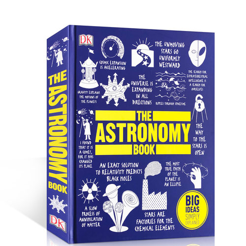 DK天文学百科英文原版The Astronomy Book: Big Ideas Simply Explained 天文学科普百科全书 全彩图解精装大开人类的思想百科