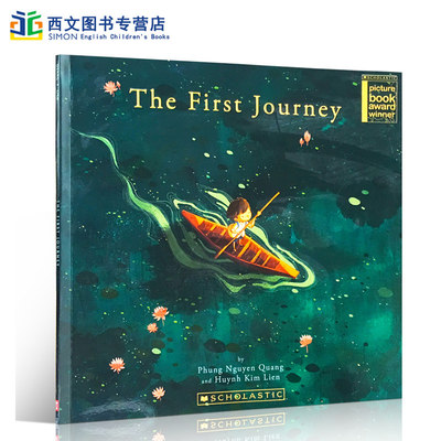 英文原版绘本The First Journey第一次旅行强大而美丽的故事培养儿童勇敢自信心 战胜挫折 英语故事书 亚洲插画家大赛获胜作品