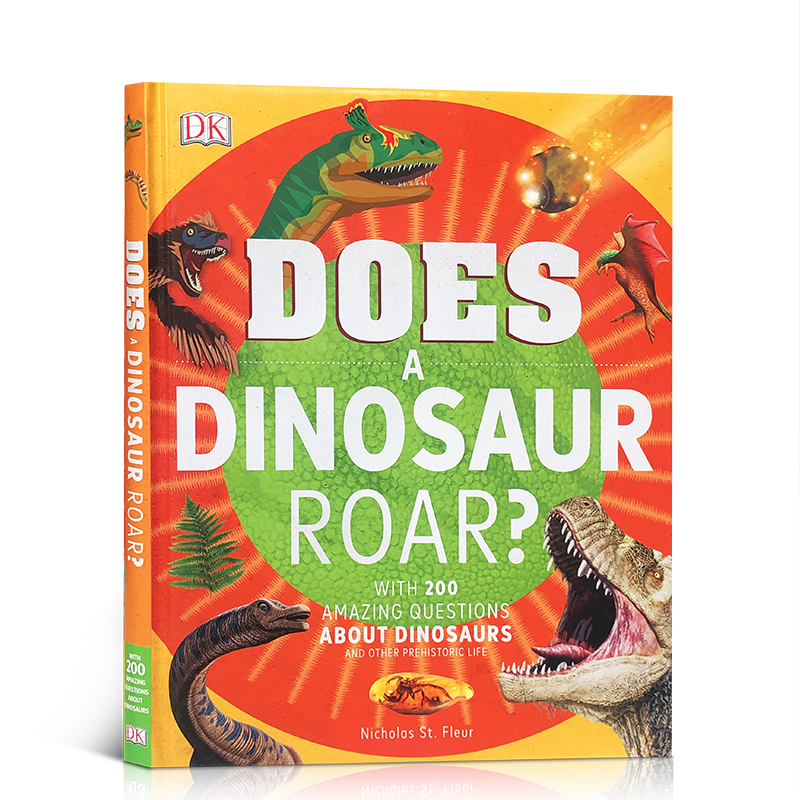 英文原版 Does a Dinosaur Roar?恐龙会吼叫吗？DK出版 恐龙百科科普读物 儿童认知启蒙英语阅读书籍进口正版
