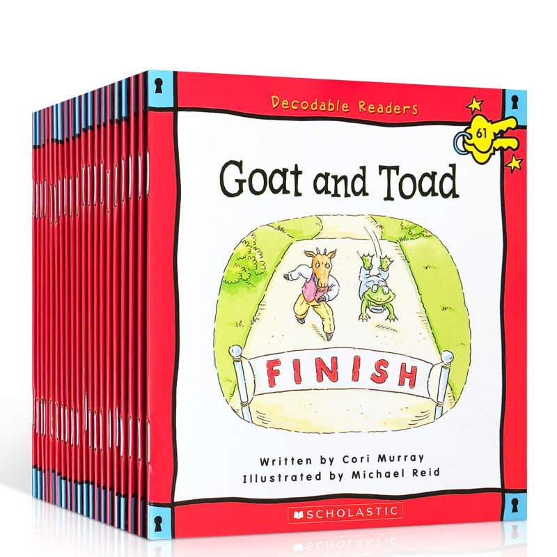 英文原版 学乐分级自然拼读初级 彩色decodable readers box set