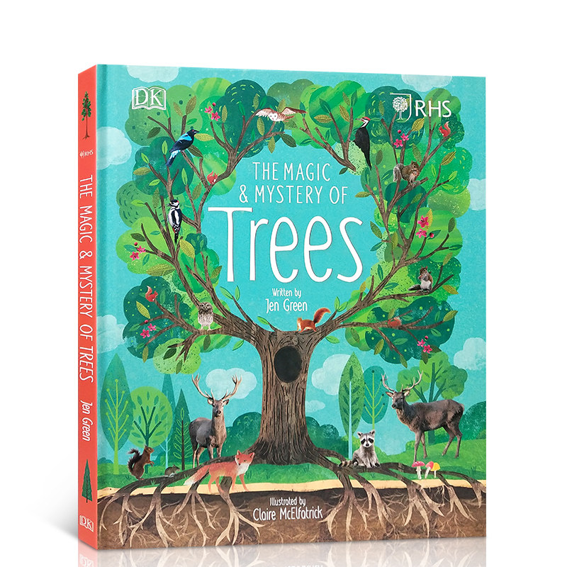 英文原版 树木的奥秘 The Magic and Mystery of Trees 精装 DK儿童百科科普绘本图画书 自然科学保护环境