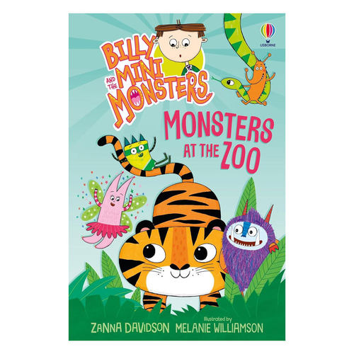 预售Usborne尤斯伯恩英文原版 Billy and the Mini Monsters #15: at the Zoo 比利和迷你怪兽15 动物园里的怪兽 幽默全彩桥梁
