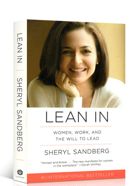 Lean In 向前一步 英文原版谢丽尔桑德伯格 Sheryl Sandberg Facebook首席执行官女性励志欢乐颂安迪硅谷影响力人物纽约时报畅销书