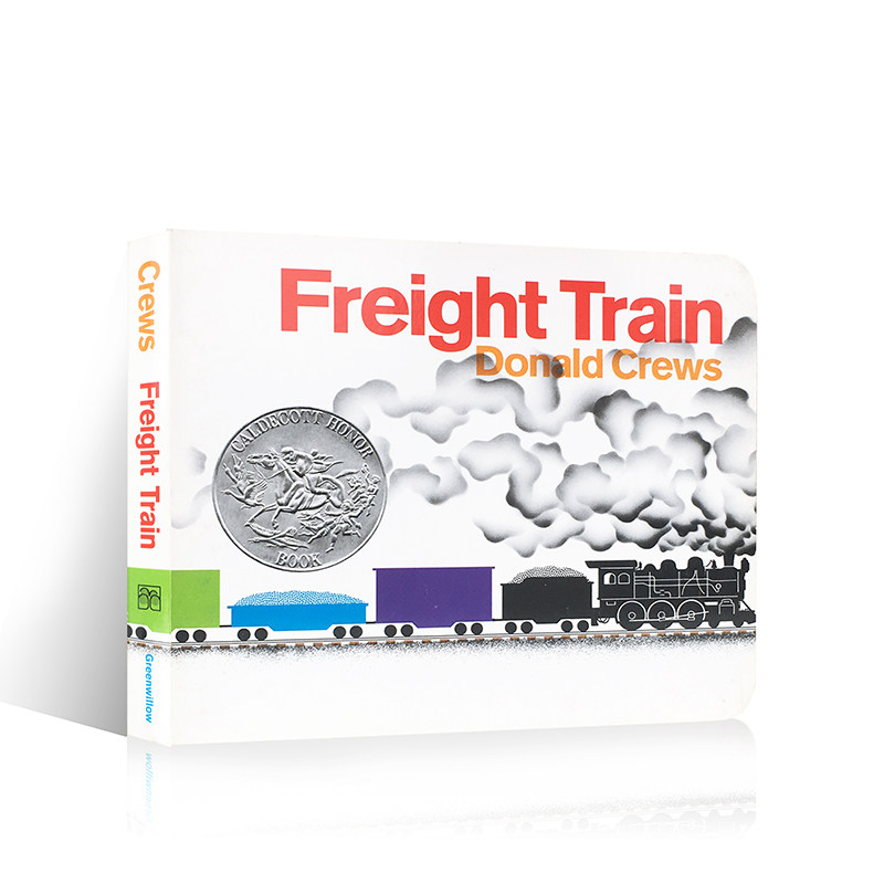 预售英文原版凯迪克银奖大作 Freight Train火车快跑 男孩纸板书吴敏兰绘本123书单推荐名家Donald Crews低幼启蒙学习英语图画书,书籍/杂志/报纸,原版其它,淘宝优惠券,粉丝福利购,淘宝优惠卷