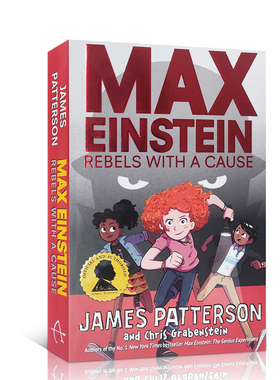 预售英文原版 Max Einstein Rebels With A Cause 马克斯·爱因斯坦有原因的反叛 章节桥梁书平装绘本 正版进口书