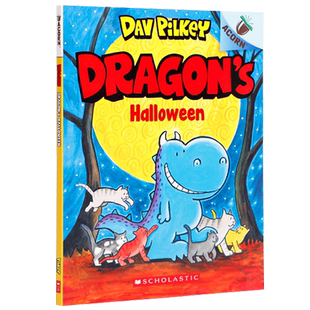 【送音频】英文原版Dragon#4 Dragon's Halloween:An Acorn Book小恐龙的万圣节Scholastic学乐大树姐妹篇橡树系列全彩桥梁章节书