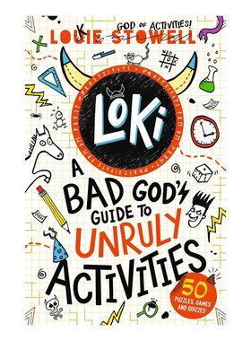 预售英文原版Loki: A Bad God's Guide to Unruly Activities洛基涂鸦日记 坏神的不羁活动指南测验谜题游戏以及全新短篇故事