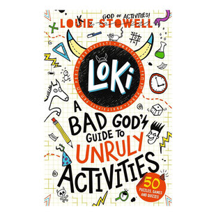 Activities洛基涂鸦日记 不羁活动指南测验谜题游戏以及全新短篇故事 Bad Guide God 坏神 预售英文原版 Unruly Loki