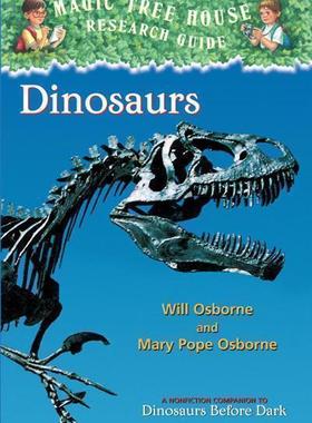 神奇树屋小百科系列#1英文原版Magic Tree House fact tracker: Dinosaurs#1配套科普读物搭配百科指南before dark桥梁章节