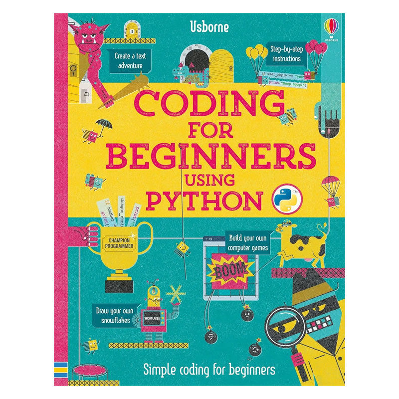 英文原版Coding for Beginners: Using Python儿童Python编程入门初学计算机编程语言科普百科 编程入门 计算机技术8-12岁