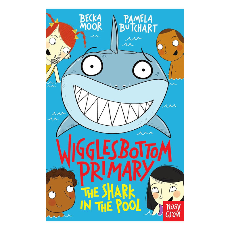 预售英文原版Wigglesbottom Primary #2: The Shark in the Pool威格尔斯伯勒小学2 泳池里的鲨鱼神秘校园日志幽默平装8-12岁