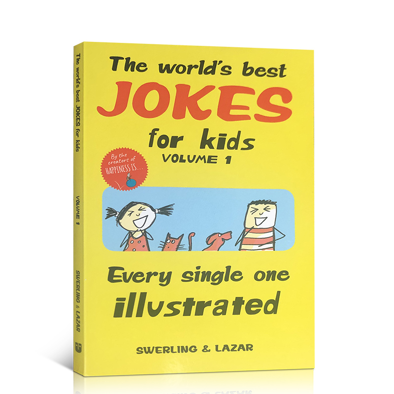 预售给孩子的笑话绘本1 英文原版 The World's Best Jokes for Kids Volume 1 幽默笑话 脑筋急转弯