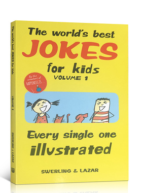 给孩子的笑话绘本1 英文原版 The World's Best Jokes for Kids Volume 1 幽默笑话 脑筋急转弯