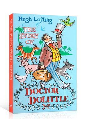 英文原版怪医杜立德的故事 The Story of Dr Dolittle 学生课外英语阅读书籍非洲冒险幻想故事书平装绘本进口正版7-10岁黑白插画