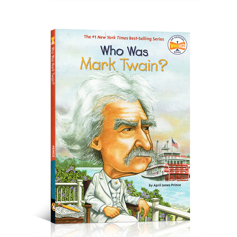 预售Who Was/Is名人传记科普系列马克吐温是谁？Who Was Mark Twain?英文原版纽约时报畅销系列青少年英语课外读物Penguin企鹅出版