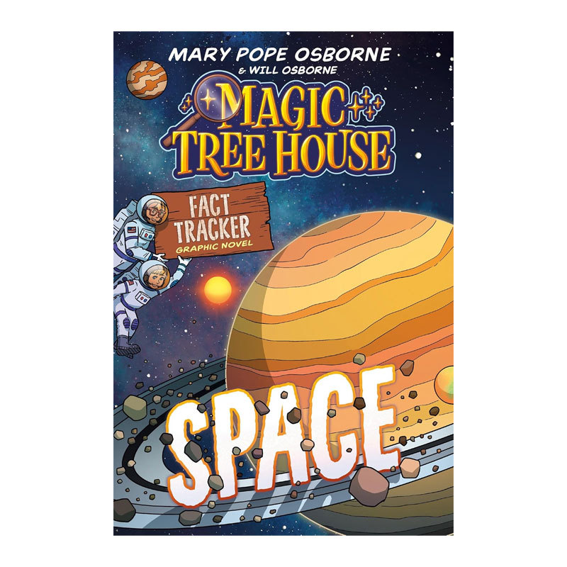 预售英文原版Magic Tree House Fact Tracker Graphic Novel#2: Space神奇树屋小百科漫画2太空神奇树屋衍生读物全彩奇幻冒险