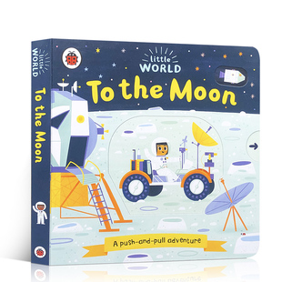 Train火车机场 Moon游戏书在沙滩Ladybird瓢虫Jungle 小小世界 去月球抽拉机关书Little World 英文原版 Journey农场On the The