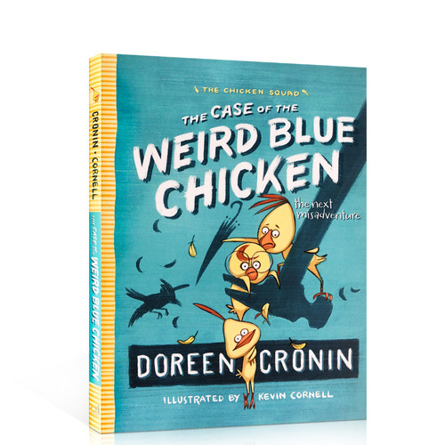 小鸡特工队英文原版The Case of the Weird Blue Chicken:The Next Misadventure侦探推理小说章节书儿童阅读故事启蒙7-10岁