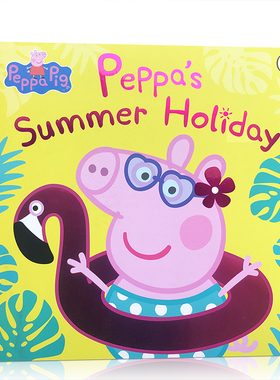 英文原版 Peppa Pig: Peppa's Summer Holiday 粉红猪小妹的暑假 小猪佩奇儿童启蒙平装绘本图画故事读物