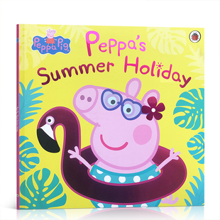Summer 小猪佩奇儿童启蒙平装 Peppa 绘本图画故事读物 暑假 Pig 粉红猪小妹 英文原版 Holiday