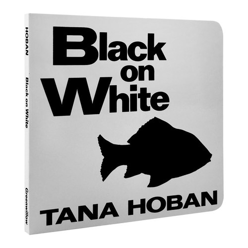 英文原版儿童英语启蒙绘本Black on White白色上的黑色童书吴敏兰纸板书 0-2岁颜色形状入门可以刺激宝宝视觉发育育儿亲子图书