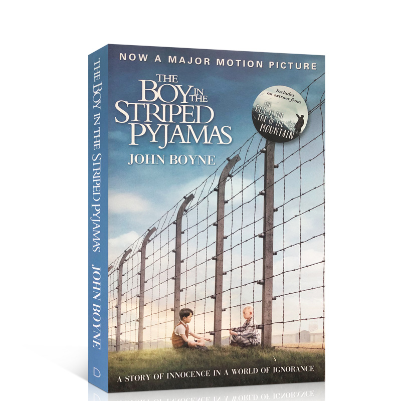 送音频穿条纹衣服睡衣的男孩英文原版小说The Boy in the Striped Pajamas同名电影原著青少年课外阅读可搭夏洛特的网奇迹男孩