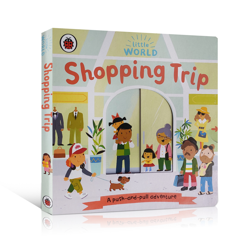 英文版小小世界Little World: Shopping Trip商场购物机关操作书To the Moon月球游戏在沙滩Ladybird瓢虫农场On The Train火车机场