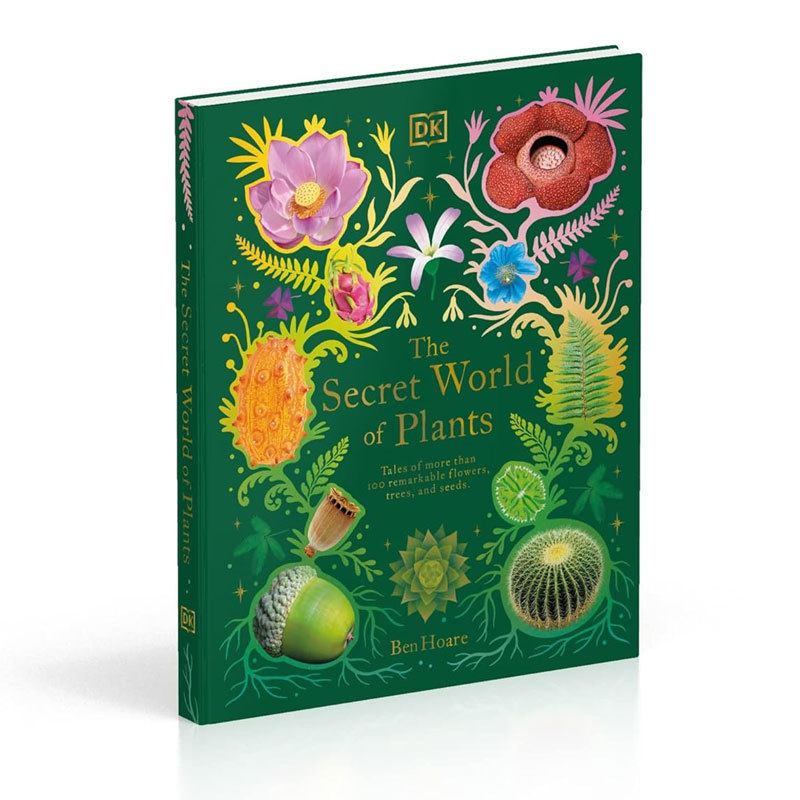 英文原版The Secret World of Plants植物世界的奥秘100多种非凡的花卉，树木和种子的故事科普百科 植物王国 全彩图解精装