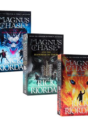 第四季三部曲 Magnus Chase and the Gods of Asgard 马格纳斯与仙宫之神3本 ship of the dead, sword of summer, hammer of thor