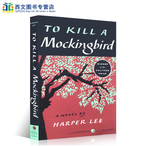 英文原版To Kill a Mockingbird杀死一只知更鸟经典小说国外获奖书籍一个一直是谁杀死了那只知根鸟mocking bird 50周年纪念版
