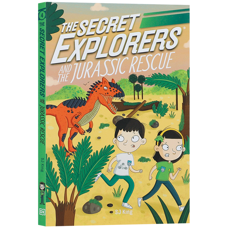 英文原版 DK出版 The Secret Explorers and the Archaeopteryx Egg 秘密探险家和侏罗纪救援行动 儿童冒险故事课外章节书桥梁书