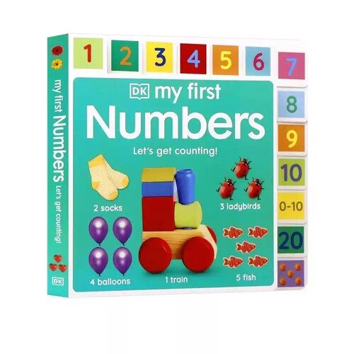 英文原版My First Numbers Let's Get Counting我的首个数字:让我们开始数数吧DK出版低幼儿童英语启蒙绘本宝宝启蒙早教书