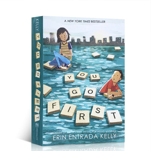 英文原版 You Go First  你先走 纽伯瑞获奖作者作品 纽约时报畅销书籍 幽默儿童小说平装绘本