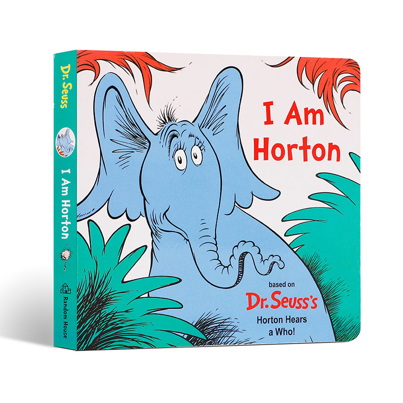 英文原版i am horton我是霍顿低幼儿童英语启蒙认知图画书绘本撕不烂