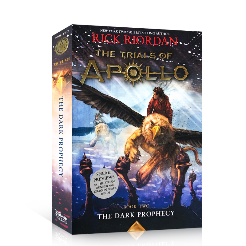 英文原版The Dark Prophecy The Trials of Apollo, Book Two太阳神试炼2 Rick Riordan阿波罗的审判青少年奇幻动作小说课外送音频