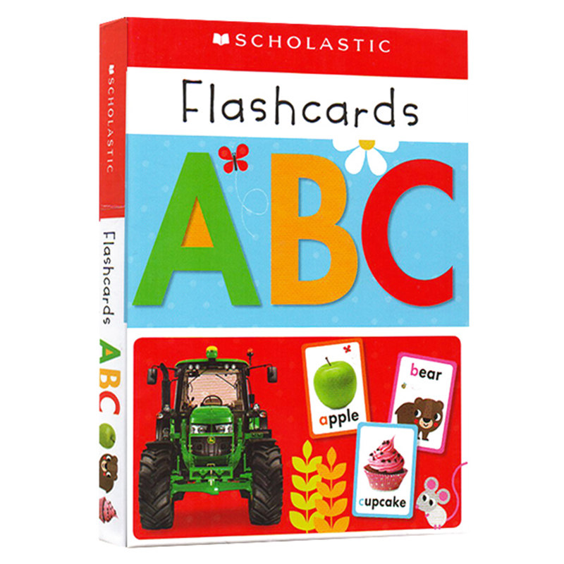 学乐启蒙认知学习字卡抽认闪卡Write and Wipe Flashcards ABC Scholastic Early Learners 低幼儿童早教益智亲子共读英文原版