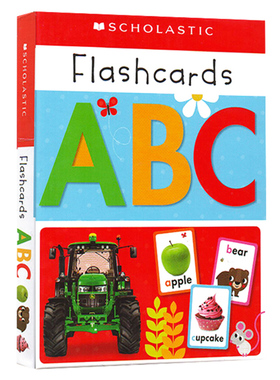 学乐启蒙认知学习字卡抽认闪卡Write and Wipe Flashcards ABC Scholastic Early Learners 低幼儿童早教益智亲子共读英文原版