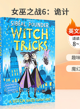 英文原版 Witch Wars #6: Witch Tricks 女巫之战6：诡计 异想天开的女巫故事 趣味故事 魔幻冒险平装 桥梁/章节书 8-12岁