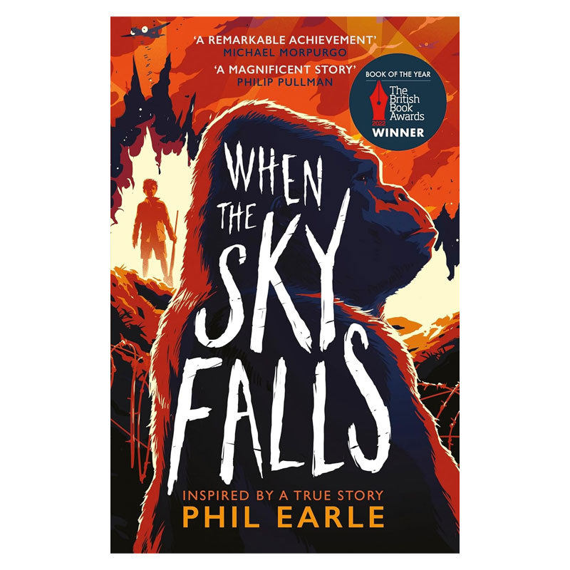 预售英文原版When the Sky Falls当天空坠落入围2022卡内基文学奖  英国图书奖年度儿童感人小说真实故事战争友谊平装历史10-14岁