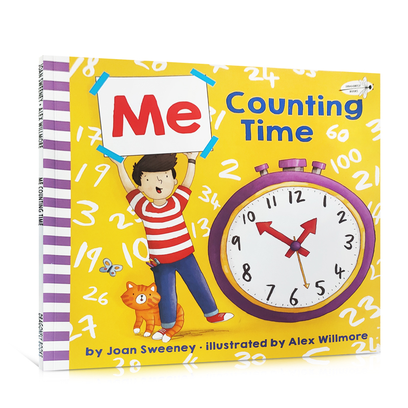 【送音频】英文原版儿童绘本 Me Counting Time 吴敏兰书单少儿书123 儿童启蒙阅读故事图画趣味书籍 英语辅导提升能力训练图书