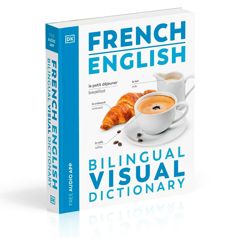 预售英文原版DK Bilingual Visual Dictionaries: French English Bilingual Visual DictionaryDK法语英语双语图解词典单词14岁+