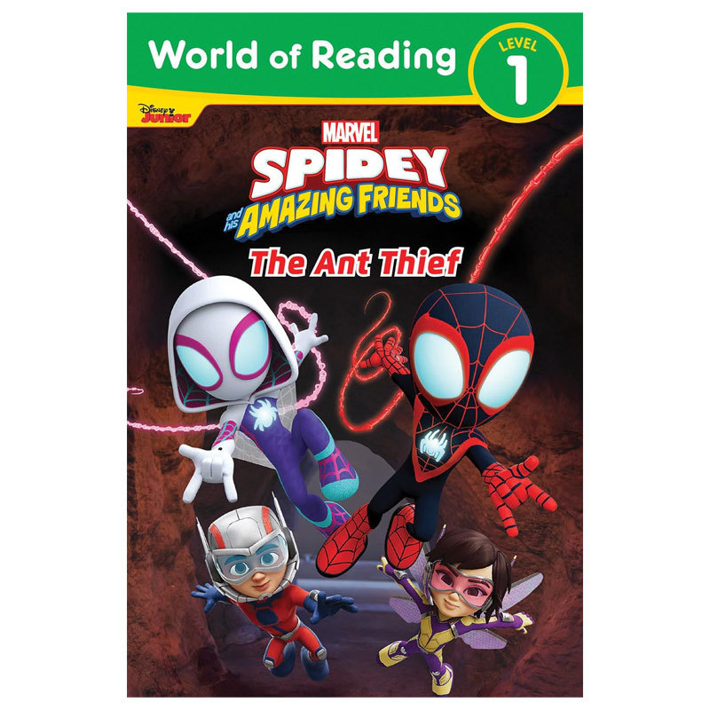 预售英文原版World of ReadingL1:Spidey and His Amazing Friends The Ant Thief迪士尼阅读世界1级蜘蛛侠和他的神奇朋友蚂蚁小偷