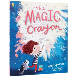 英文原版绘本 The Magic Crayon 神奇的蜡笔 Puffin出版3-5岁低幼儿童英语启蒙认知绘本 亲子互动共读早教书 宝宝睡前故事书图画书