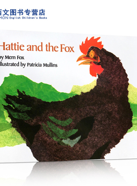 【送音频】英文原版绘本Hattie and the Fox海蒂和狐狸廖彩杏进口书单3-8岁儿童学习英语动物故事图画美国图书馆协会推荐童书