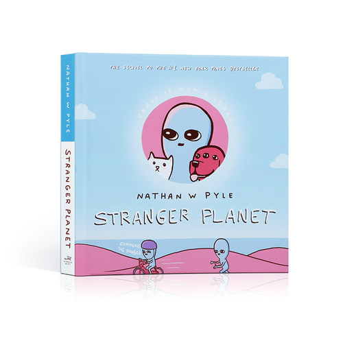 英文原版进口Stranger Planet 奇异星球2 Morrow Gift出版6-9岁儿童英语课外扩展阅读读物幽默搞笑趣味桥梁章节漫画书 精装