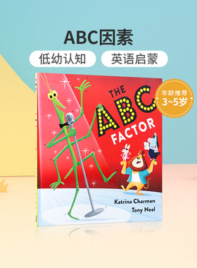 英文原版THE ABC FACTORABC因素 3-5岁低幼儿童英语启蒙认知绘本 亲子互动共读早教书 宝宝睡前故事书图画书Katrina Charman著作