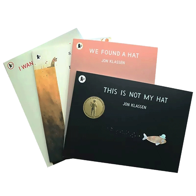 英文原版The Jon Klassen乔恩·克拉森作品绘本凯迪克金银奖格林威奖We Found a Hat/This is Not My Hat/Extra Yarn/Sam and Dave